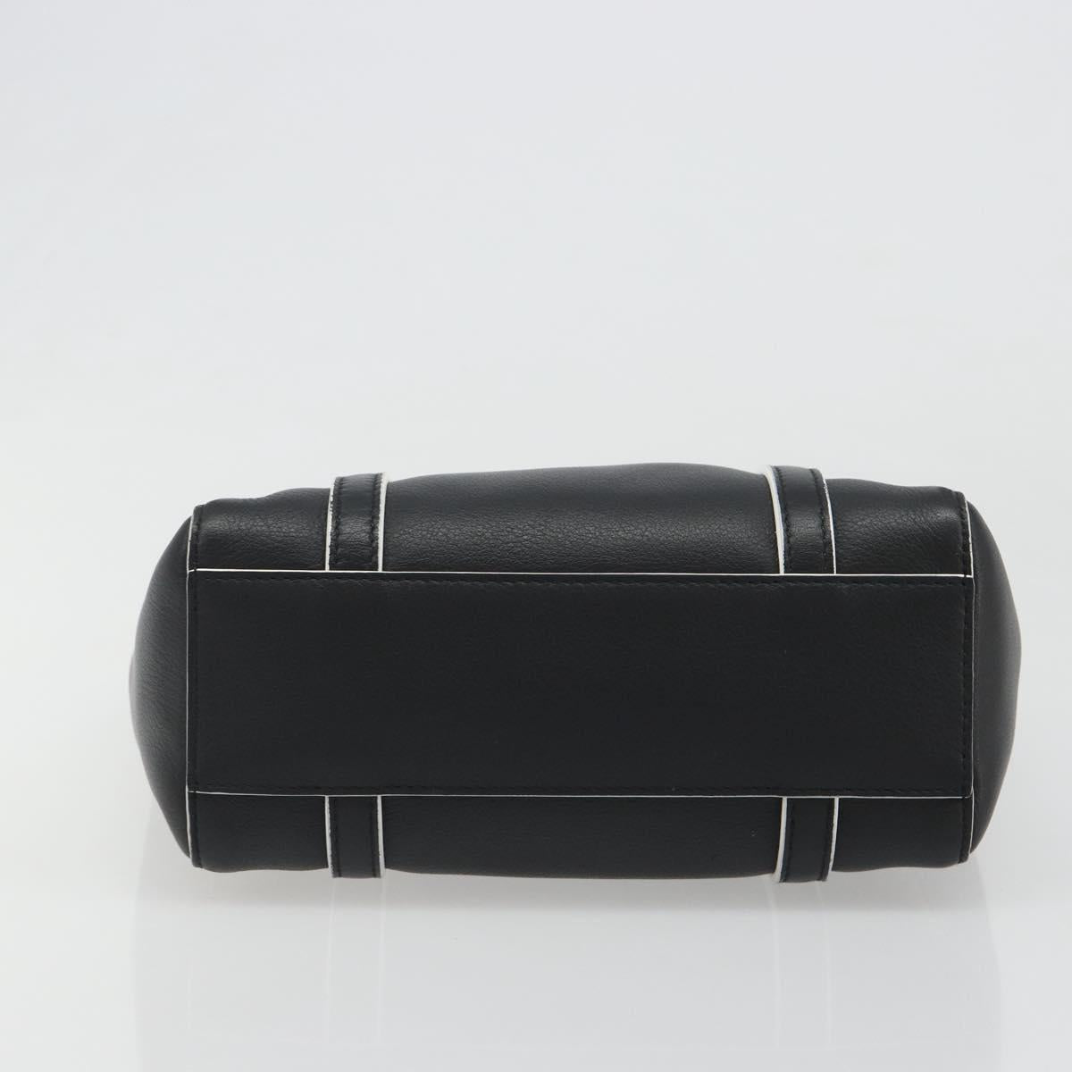 BALENCIAGA Everyday XXS Hand Bag Leather Black Auth mr2588A