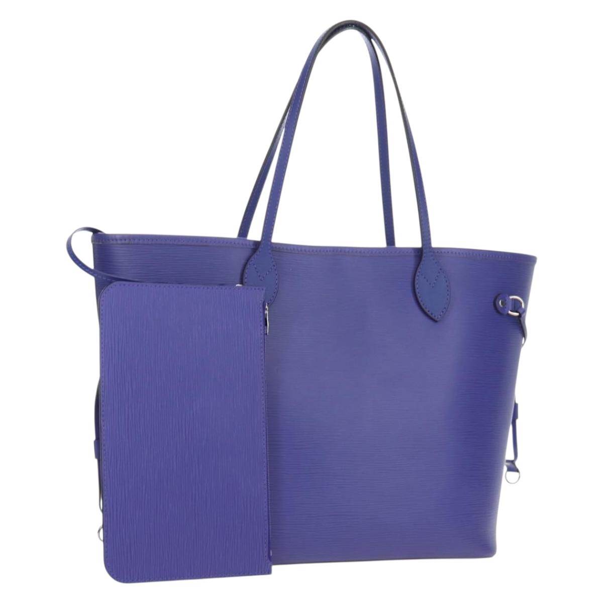 LOUIS VUITTON Epi Neverfull MM Tote Bag Purple Fig M40883 LV Auth mr2592V