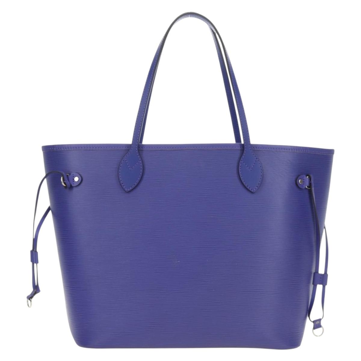 LOUIS VUITTON Epi Neverfull MM Tote Bag Purple Fig M40883 LV Auth mr2592V