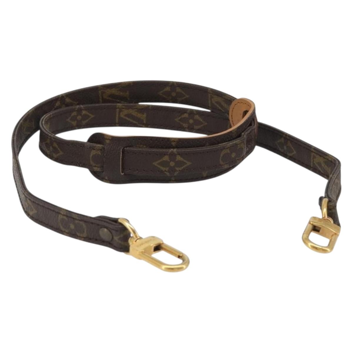 LOUIS VUITTON Monogram Shoulder Strap 38.6"" LV Auth mr2608