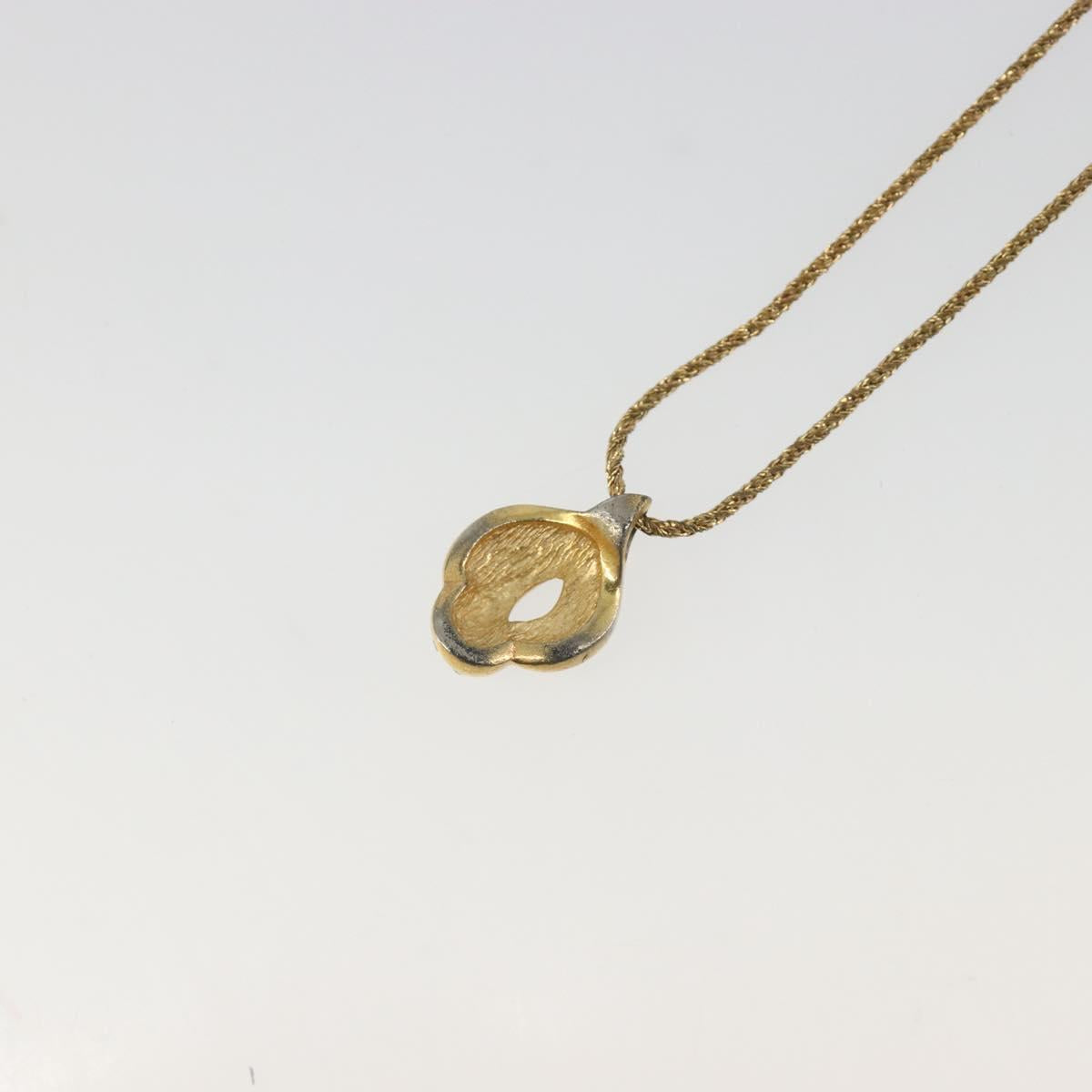 Christian Dior Necklace metal Gold Auth mr2612
