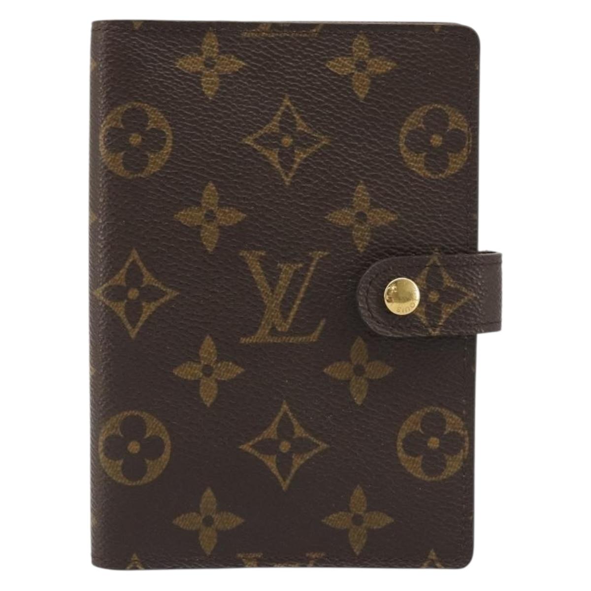 LOUIS VUITTON Monogram Agenda PM Day Planner Cover R20005 LV Auth mr2619A