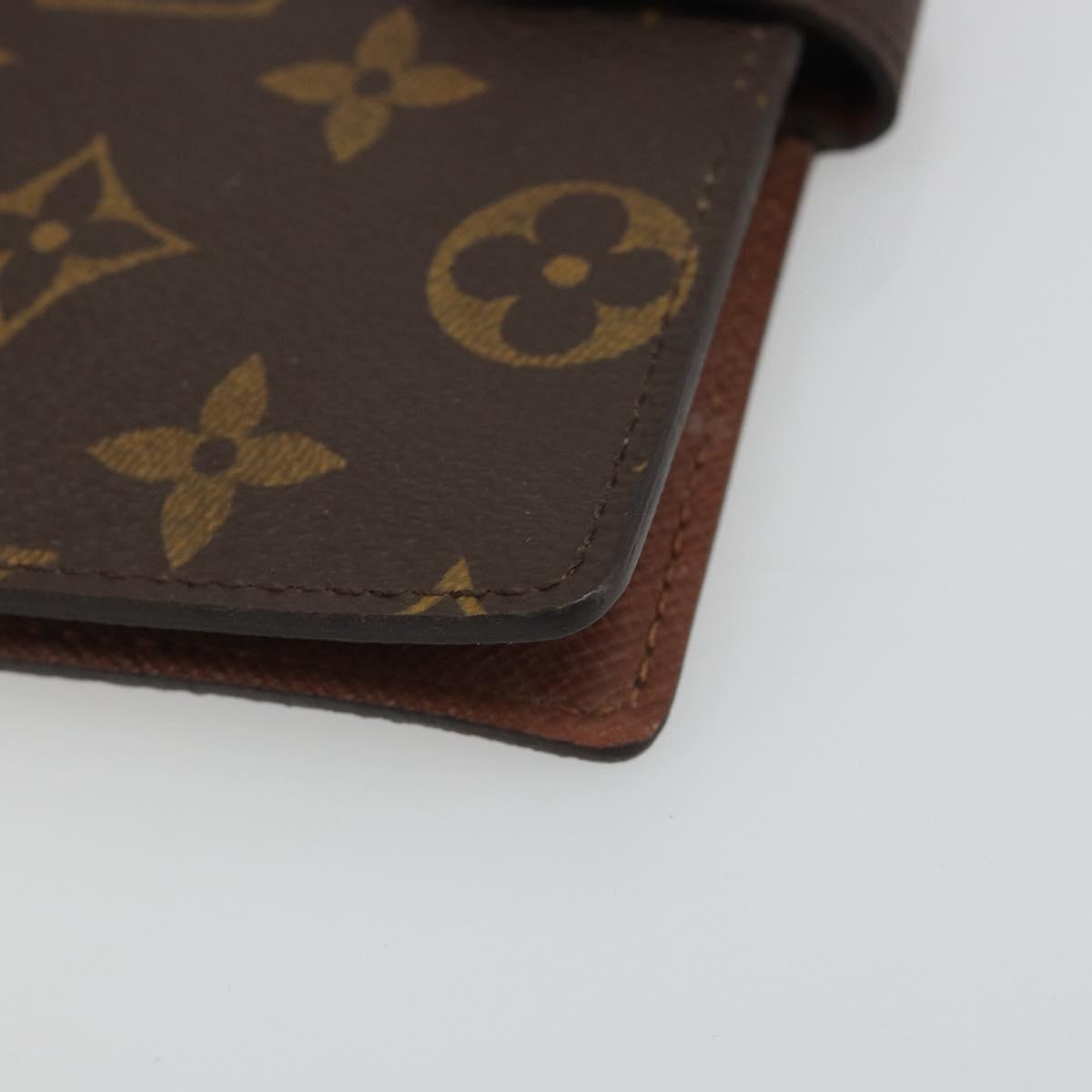 LOUIS VUITTON Monogram Agenda PM Day Planner Cover R20005 LV Auth mr2619A