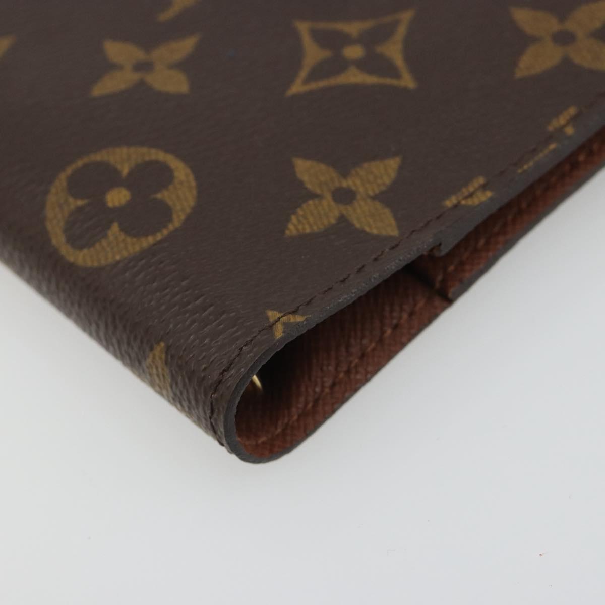 LOUIS VUITTON Monogram Agenda PM Day Planner Cover R20005 LV Auth mr2619A