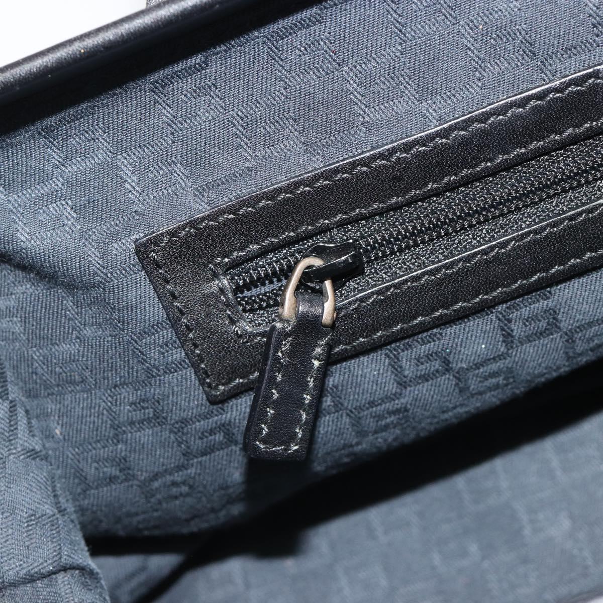 GUCCI Hand Bag Leather Black 105378 Auth mr2622A