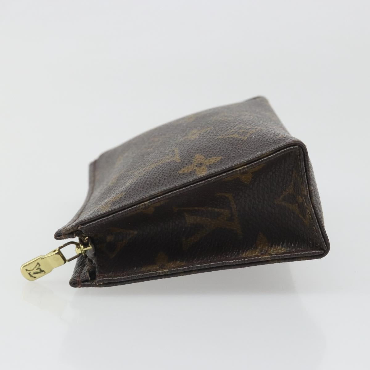 LOUIS VUITTON Monogram Poche Toilette 15 Pouch M47546 LV Auth mr2625