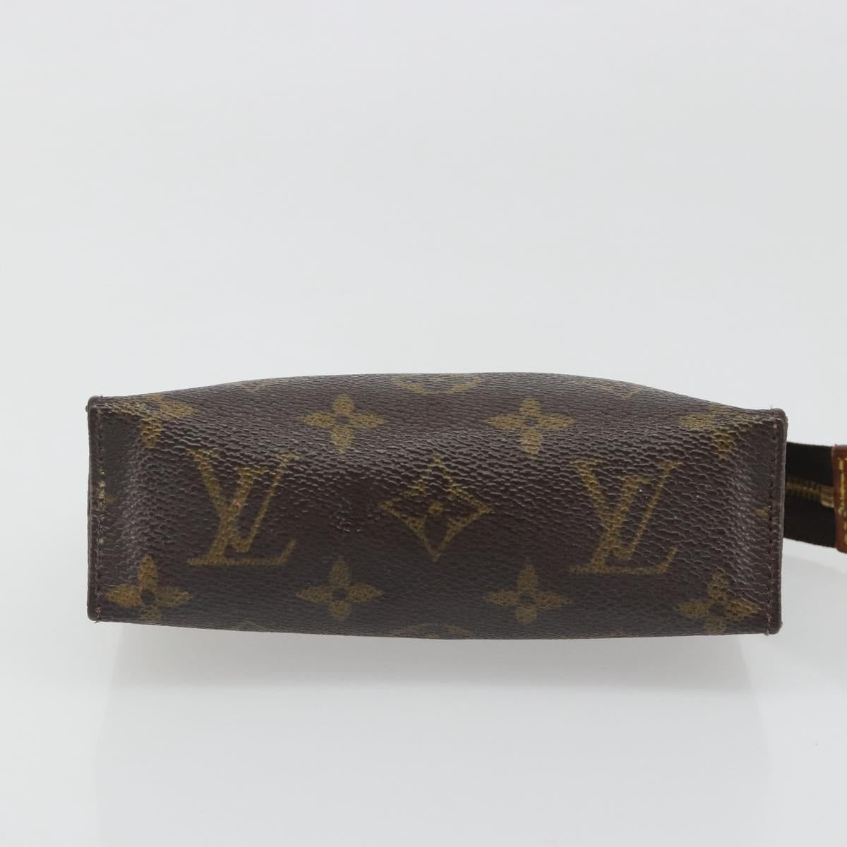 LOUIS VUITTON Monogram Poche Toilette 15 Pouch M47546 LV Auth mr2625