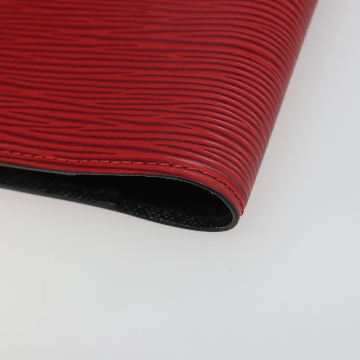 LOUIS VUITTON Epi Agenda PM Day Planner Cover Red R20057 LV Auth mr2626