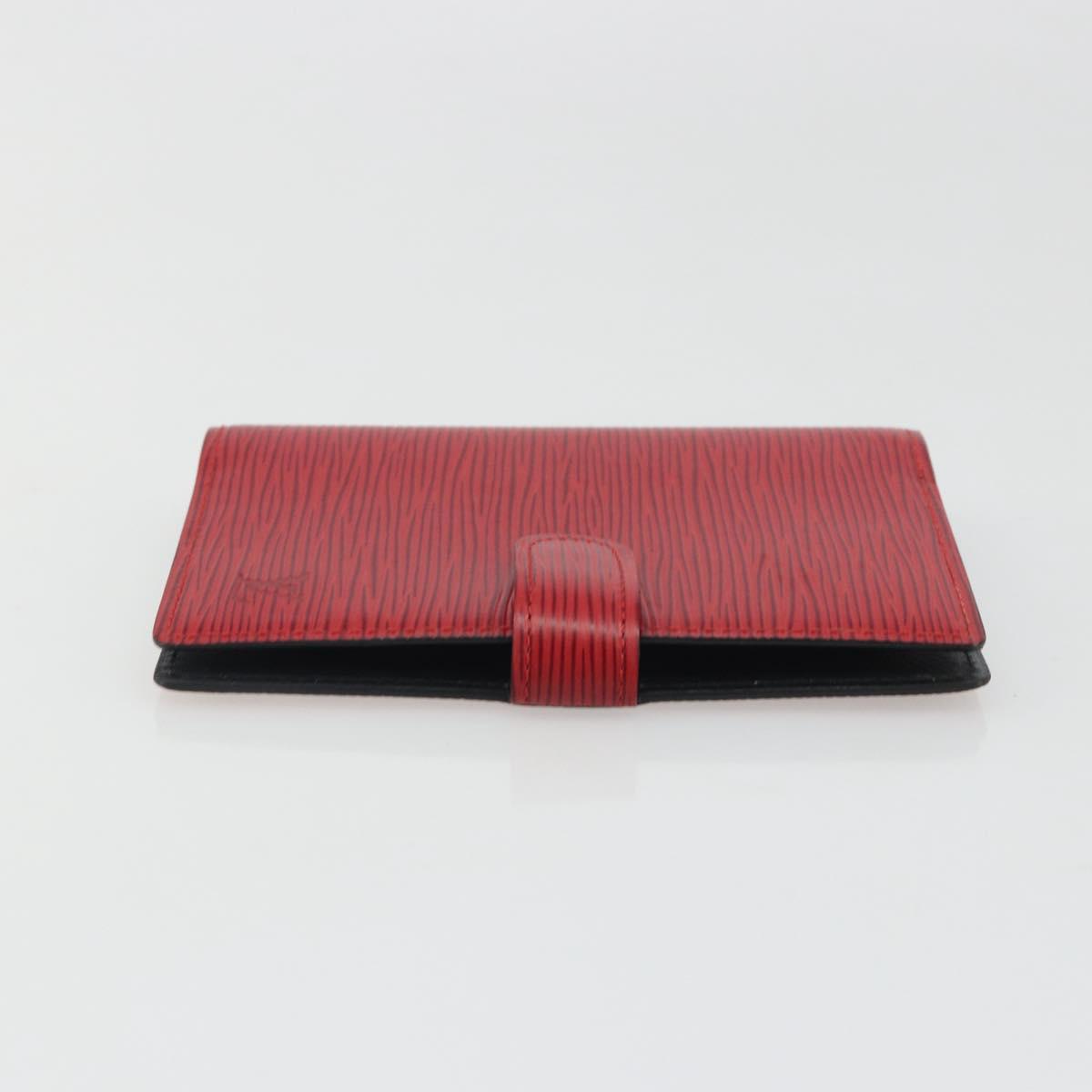 LOUIS VUITTON Epi Agenda PM Day Planner Cover Red R20057 LV Auth mr2626