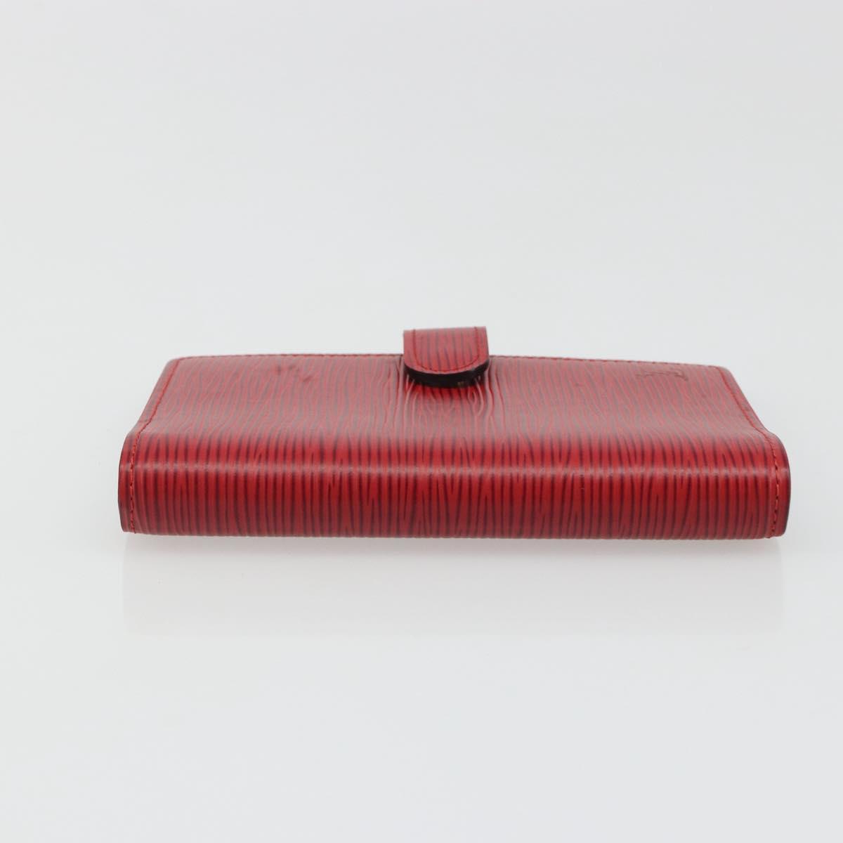 LOUIS VUITTON Epi Agenda PM Day Planner Cover Red R20057 LV Auth mr2626