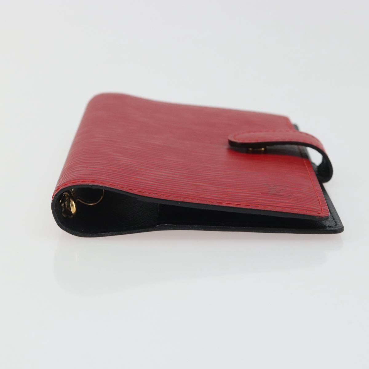 LOUIS VUITTON Epi Agenda PM Day Planner Cover Red R20057 LV Auth mr2626
