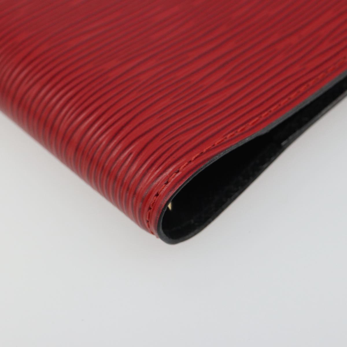 LOUIS VUITTON Epi Agenda PM Day Planner Cover Red R20057 LV Auth mr2626