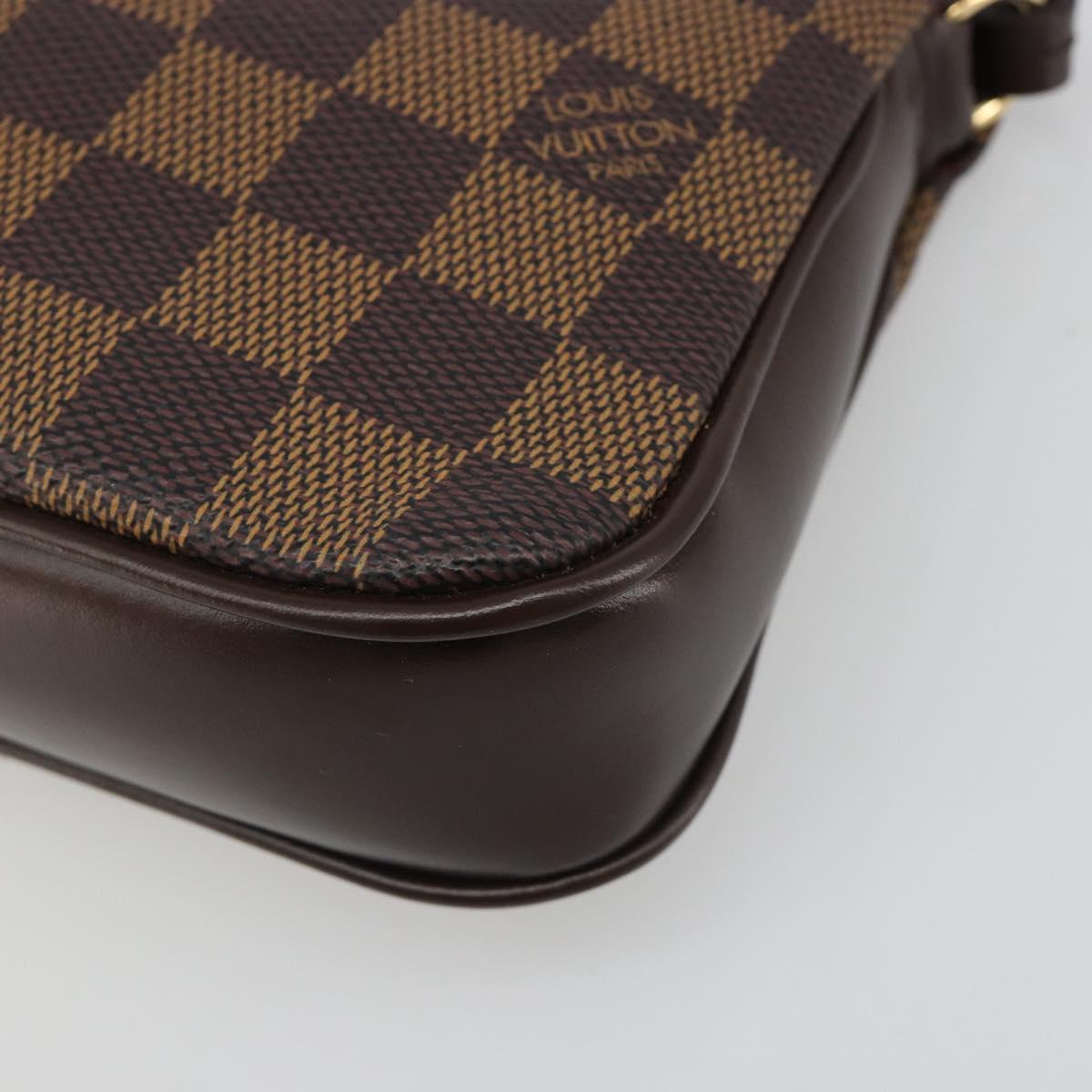 LOUIS VUITTON Damier Ebene Navona Accessory Pouch N51983 LV Auth mr2628V