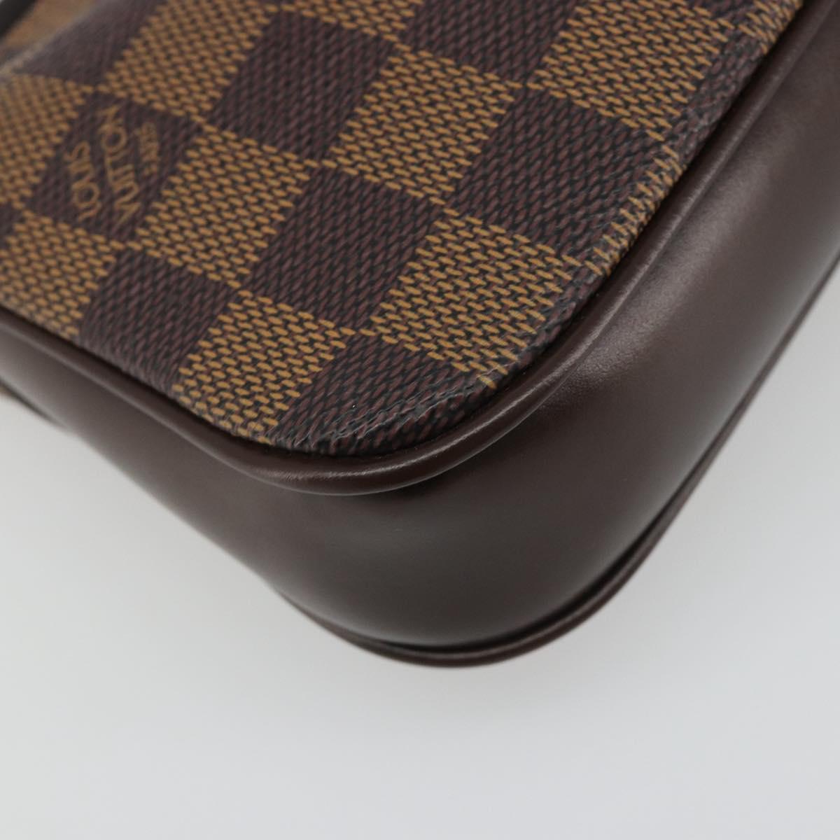 LOUIS VUITTON Damier Ebene Navona Accessory Pouch N51983 LV Auth mr2628V