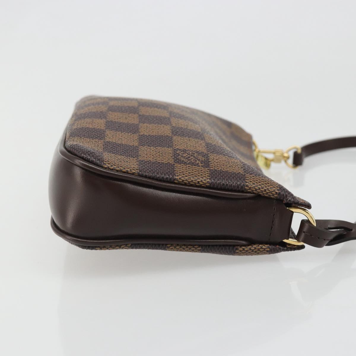 LOUIS VUITTON Damier Ebene Navona Accessory Pouch N51983 LV Auth mr2628V