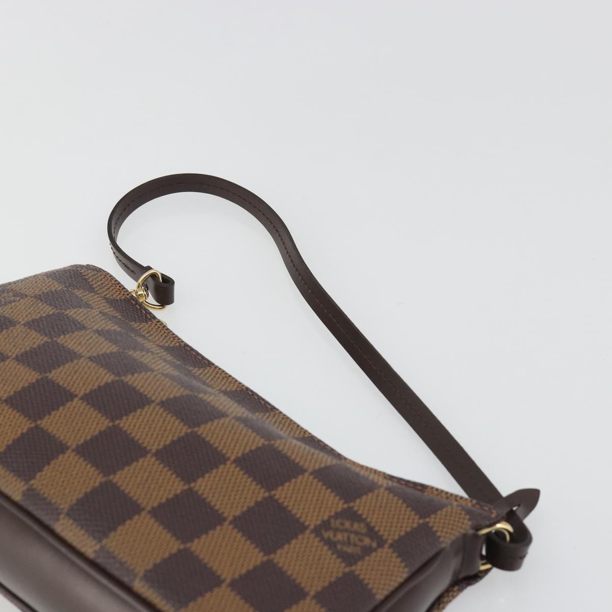 LOUIS VUITTON Damier Ebene Navona Accessory Pouch N51983 LV Auth mr2628V