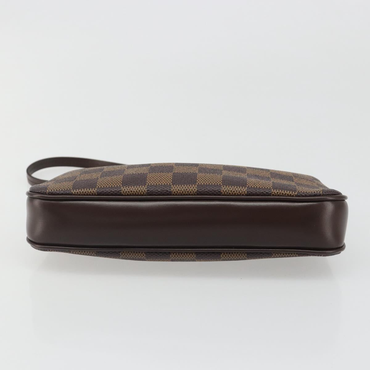 LOUIS VUITTON Damier Ebene Navona Accessory Pouch N51983 LV Auth mr2628V