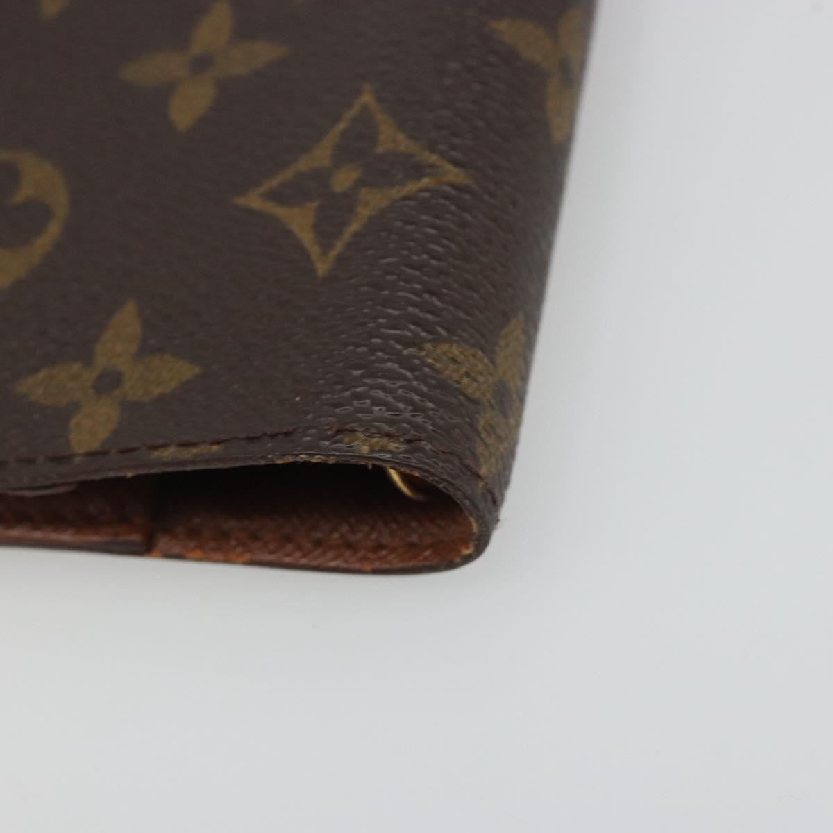 LOUIS VUITTON Monogram Agenda PM Day Planner Cover R20005 LV Auth mr2629