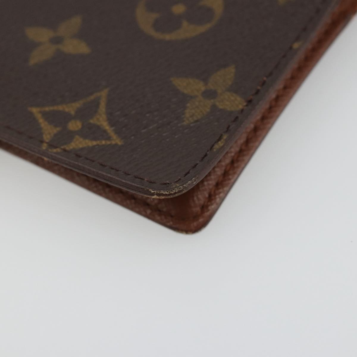 LOUIS VUITTON Monogram Agenda PM Day Planner Cover R20005 LV Auth mr2629