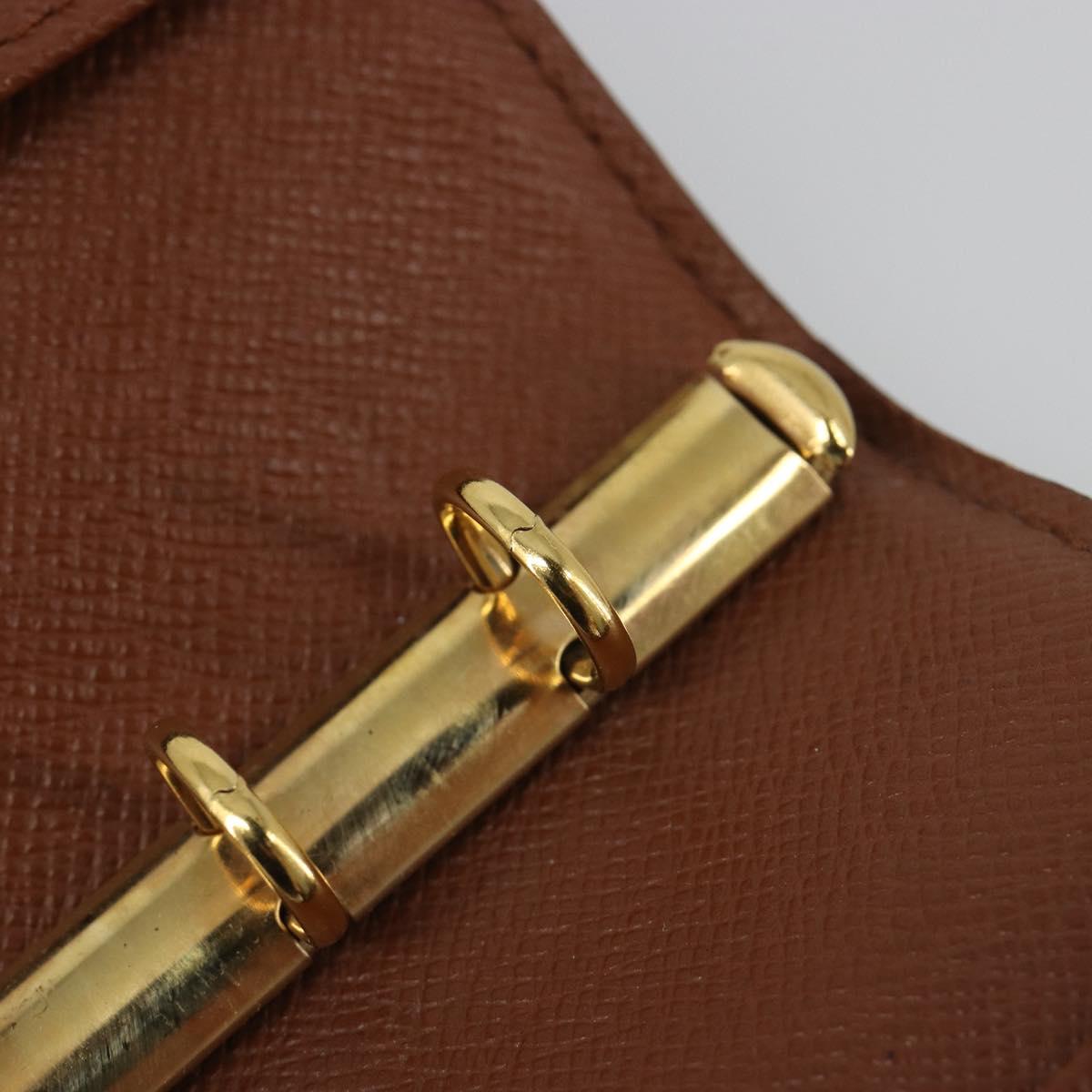LOUIS VUITTON Monogram Agenda PM Day Planner Cover R20005 LV Auth mr2629