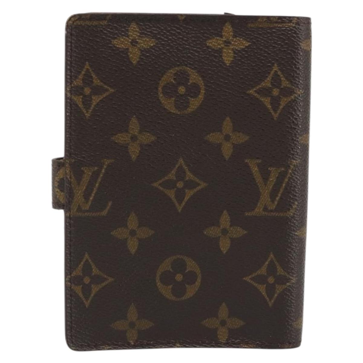 LOUIS VUITTON Monogram Agenda PM Day Planner Cover R20005 LV Auth mr2629