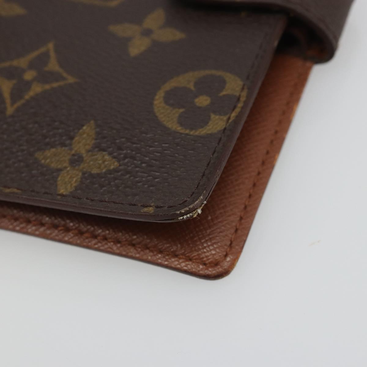 LOUIS VUITTON Monogram Agenda PM Day Planner Cover R20005 LV Auth mr2629