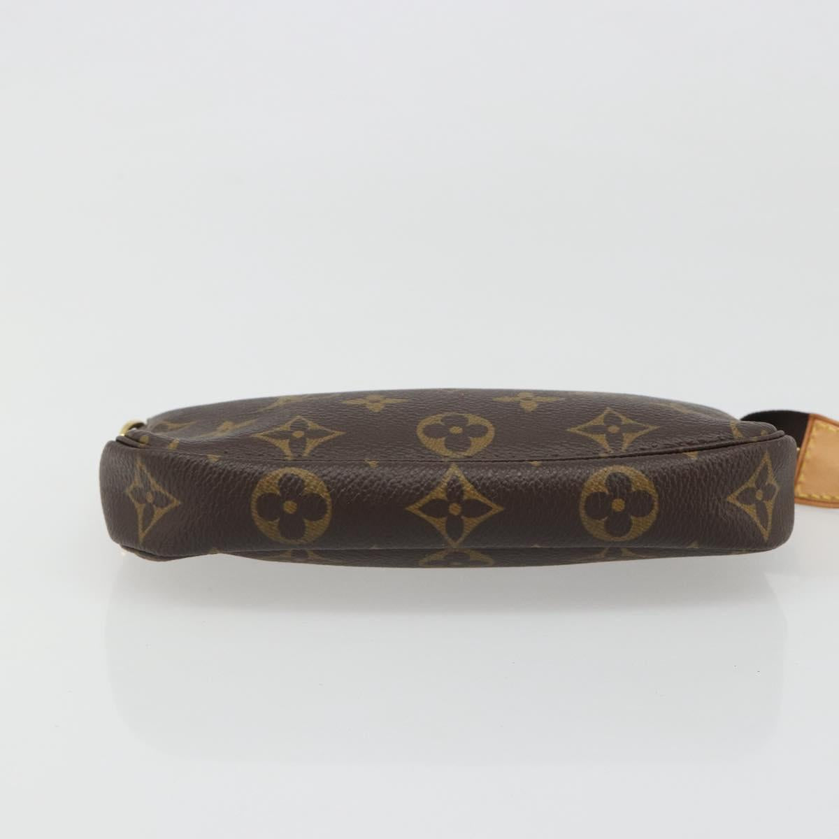 LOUIS VUITTON Monogram Mini Pochette Accessoires Pouch N41667 LV Auth mr2632