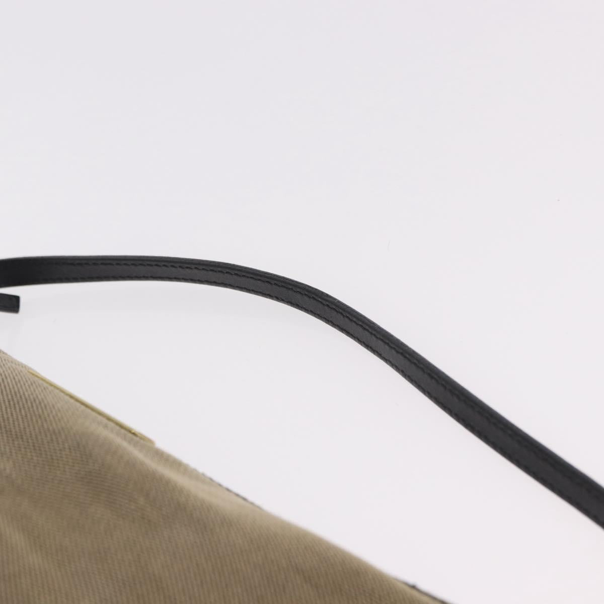 GUCCI Hand Bag Canvas Khaki Gold 07198 Auth mr2638