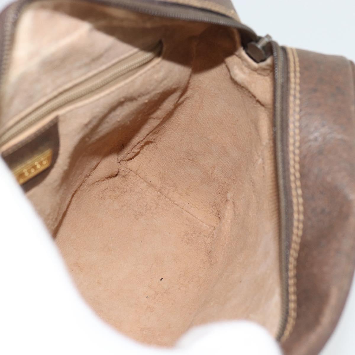 GUCCI GG Supreme Web Sherry Line Bag PVC Beige Gold 00 156 0852 Auth mr2646
