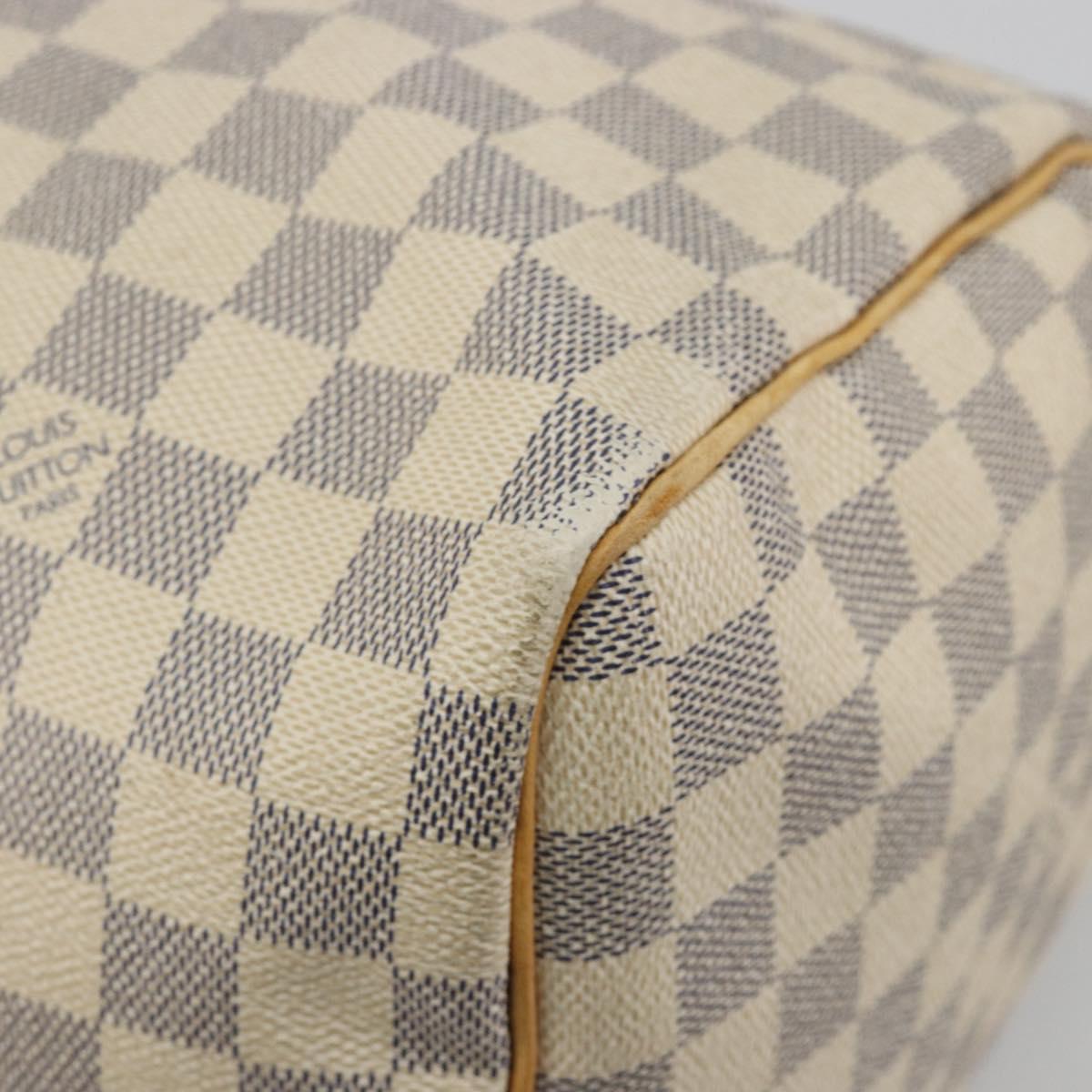 LOUIS VUITTON Damier Azur Speedy 30 Hand Bag N41533 LV Auth mr2674A