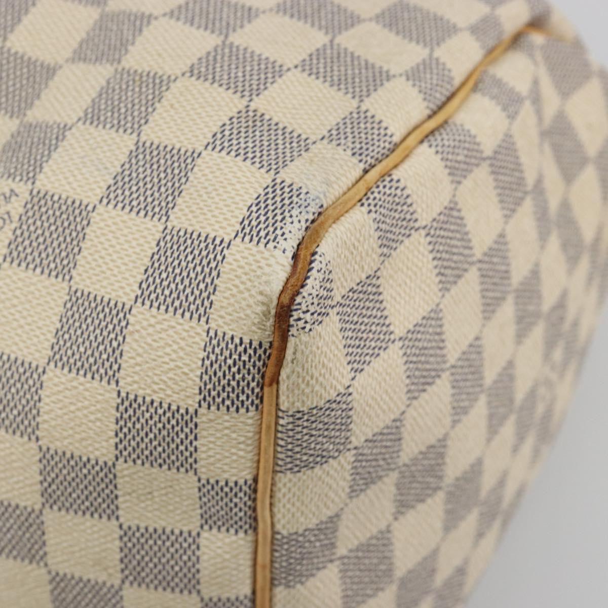 LOUIS VUITTON Damier Azur Speedy 30 Hand Bag N41533 LV Auth mr2674A