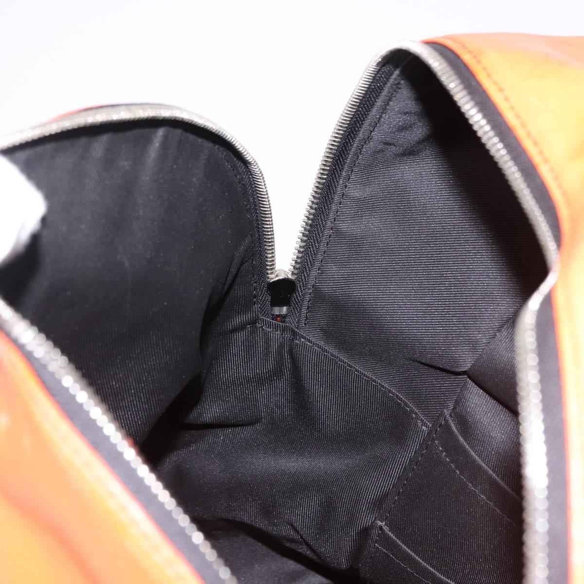 LOUIS VUITTON Tiger Lama Monogram Discovery Backpack Orange M30410 Auth mr2678