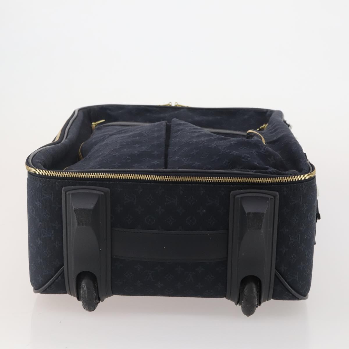 LOUIS VUITTON Monogram Mini Annette Suitcase TST Blue M23281 LV Auth mr2680