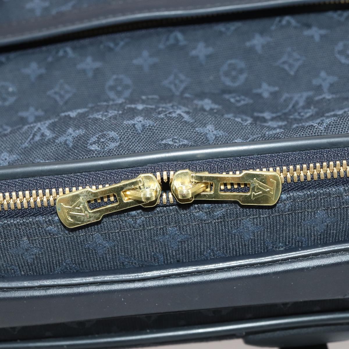 LOUIS VUITTON Monogram Mini Annette Suitcase TST Blue M23281 LV Auth mr2680
