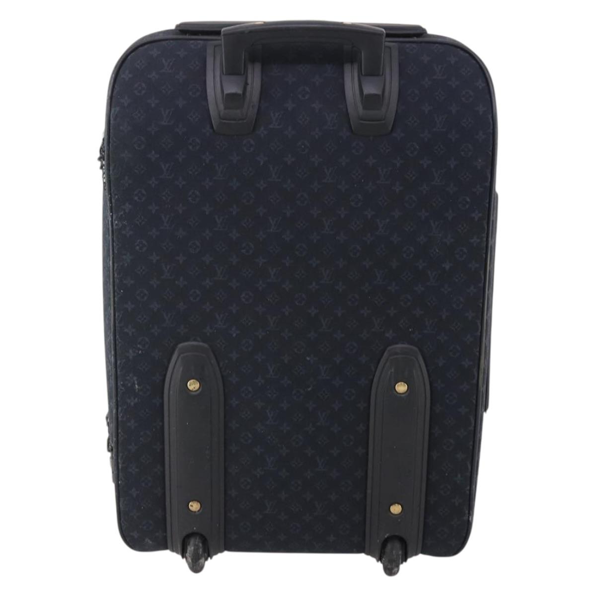 LOUIS VUITTON Monogram Mini Annette Suitcase TST Blue M23281 LV Auth mr2680