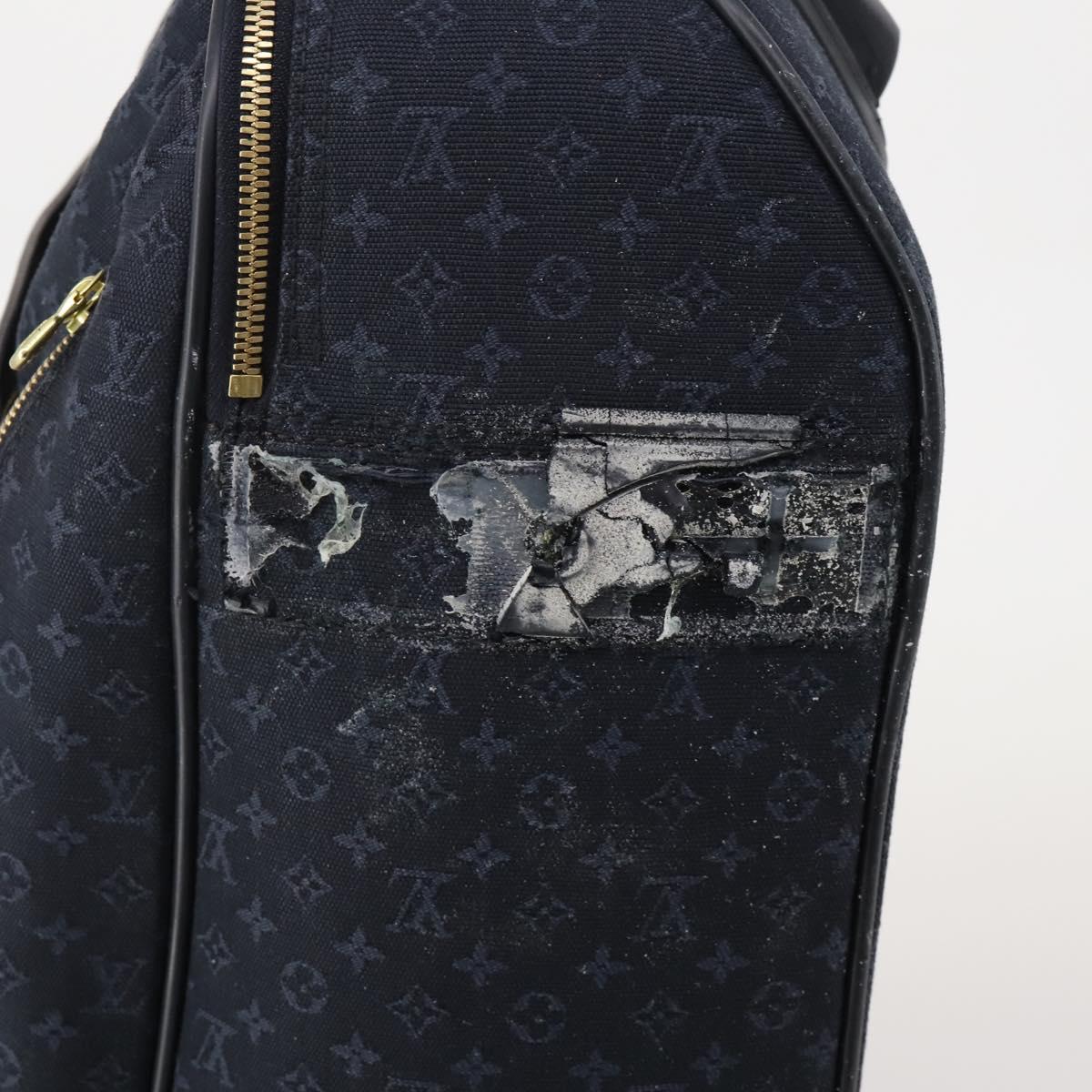LOUIS VUITTON Monogram Mini Annette Suitcase TST Blue M23281 LV Auth mr2680