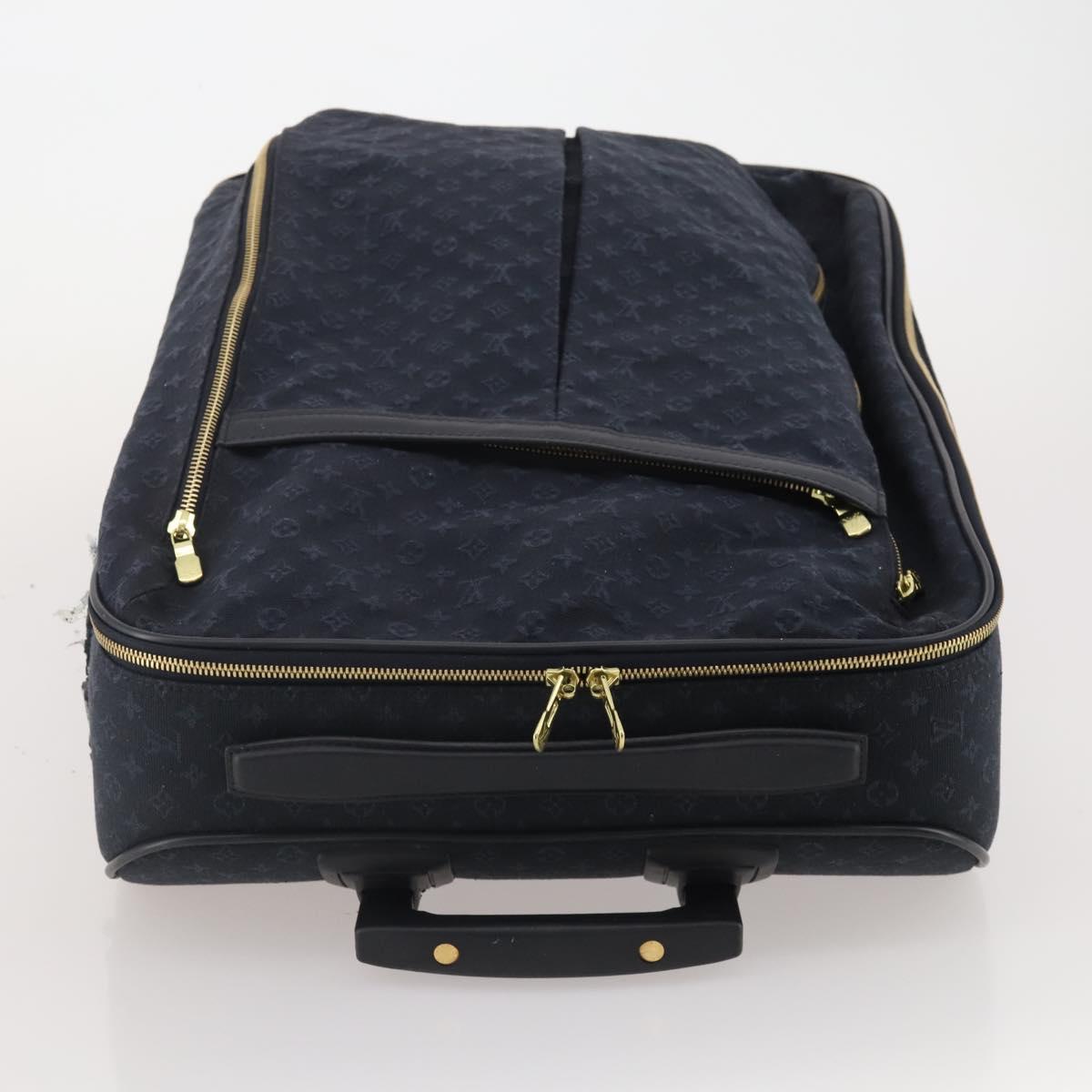 LOUIS VUITTON Monogram Mini Annette Suitcase TST Blue M23281 LV Auth mr2680