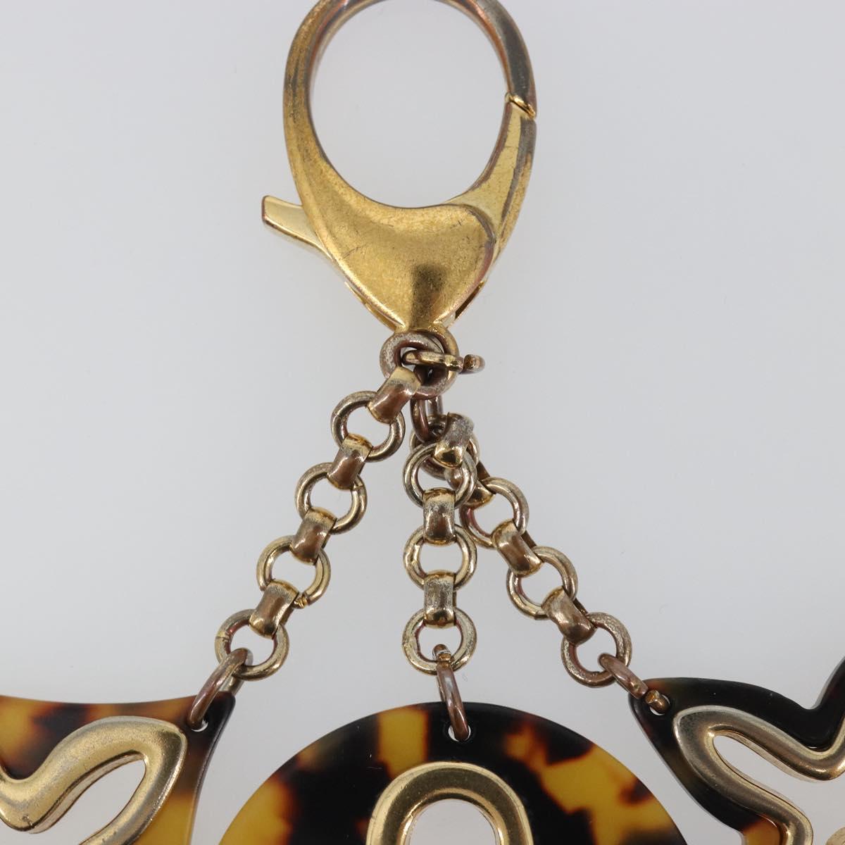 LOUIS VUITTON Bijoux Sac Ansolence Charm metal plastic Brown M65087 Auth mr2686