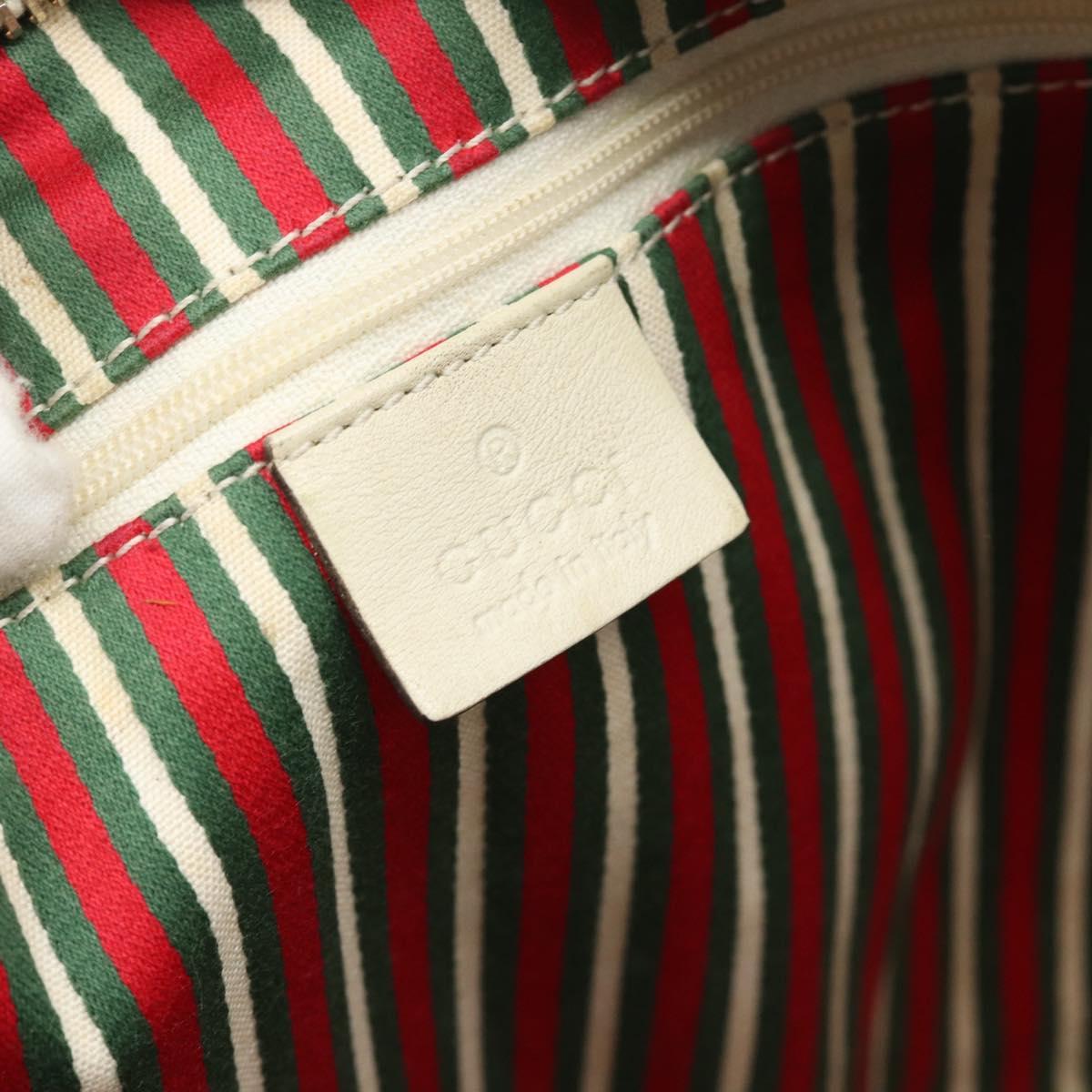GUCCI GG Canvas Newbrit Shoulder Bag Beige Gold 169998 Auth mr2699A