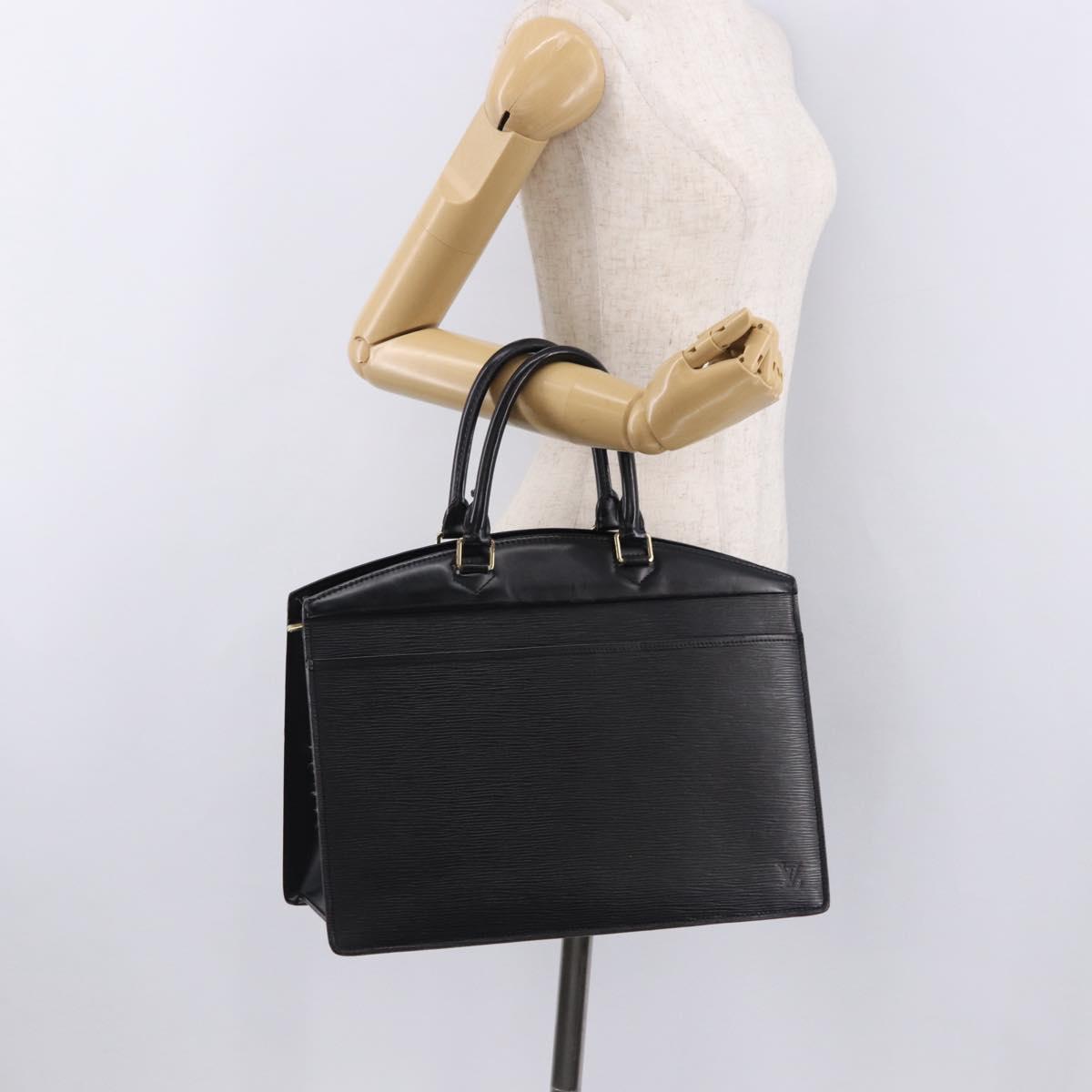LOUIS VUITTON Epi Riviera Hand Bag Black M48182 LV Auth mr2702