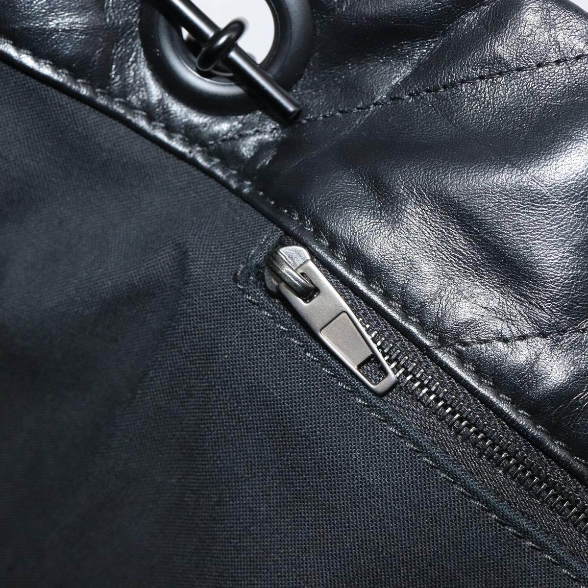 BALENCIAGA Crash Shoulder Bag Leather Black 777856 Auth mr2710V