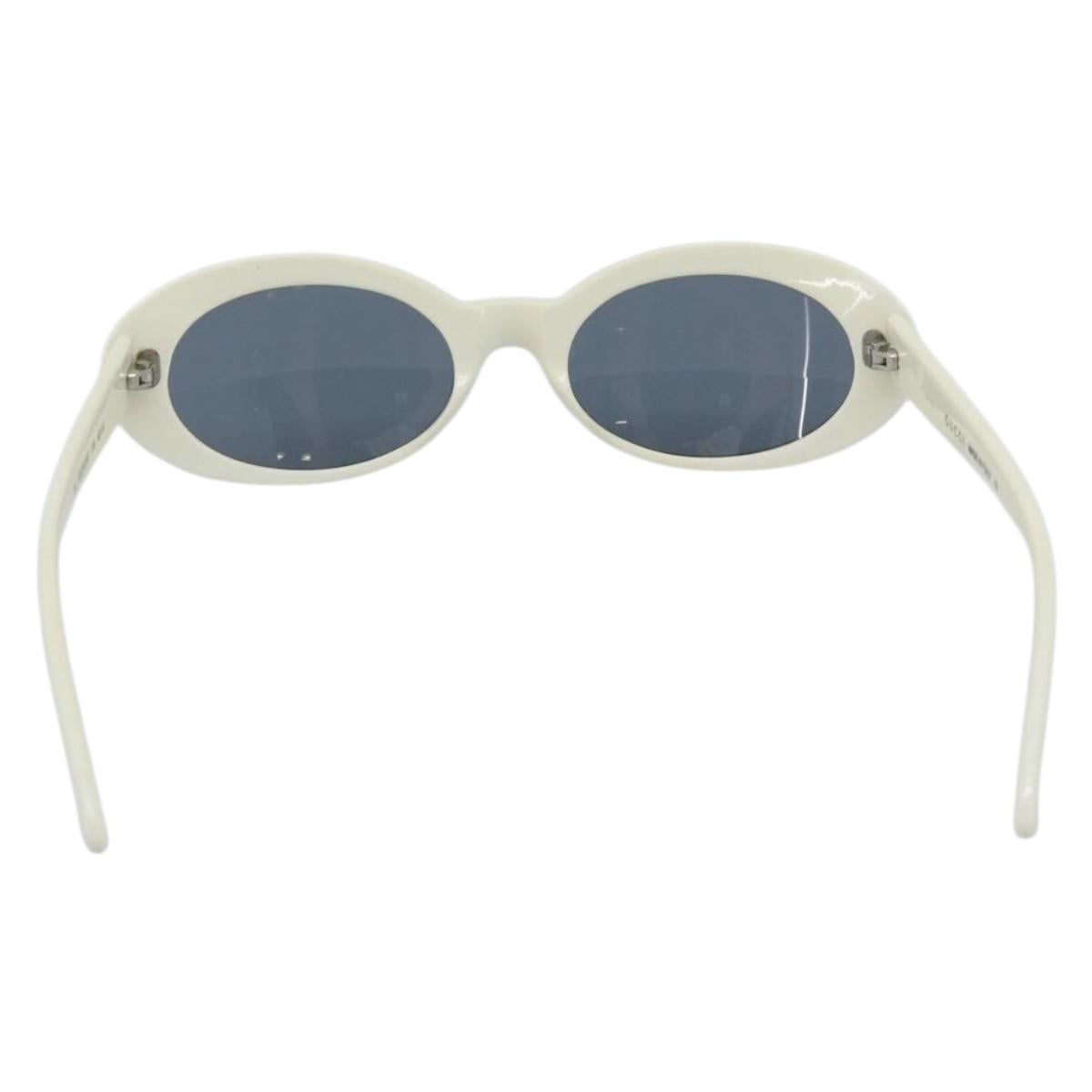 GUCCI Sunglasses Plastic White Auth mr2720A