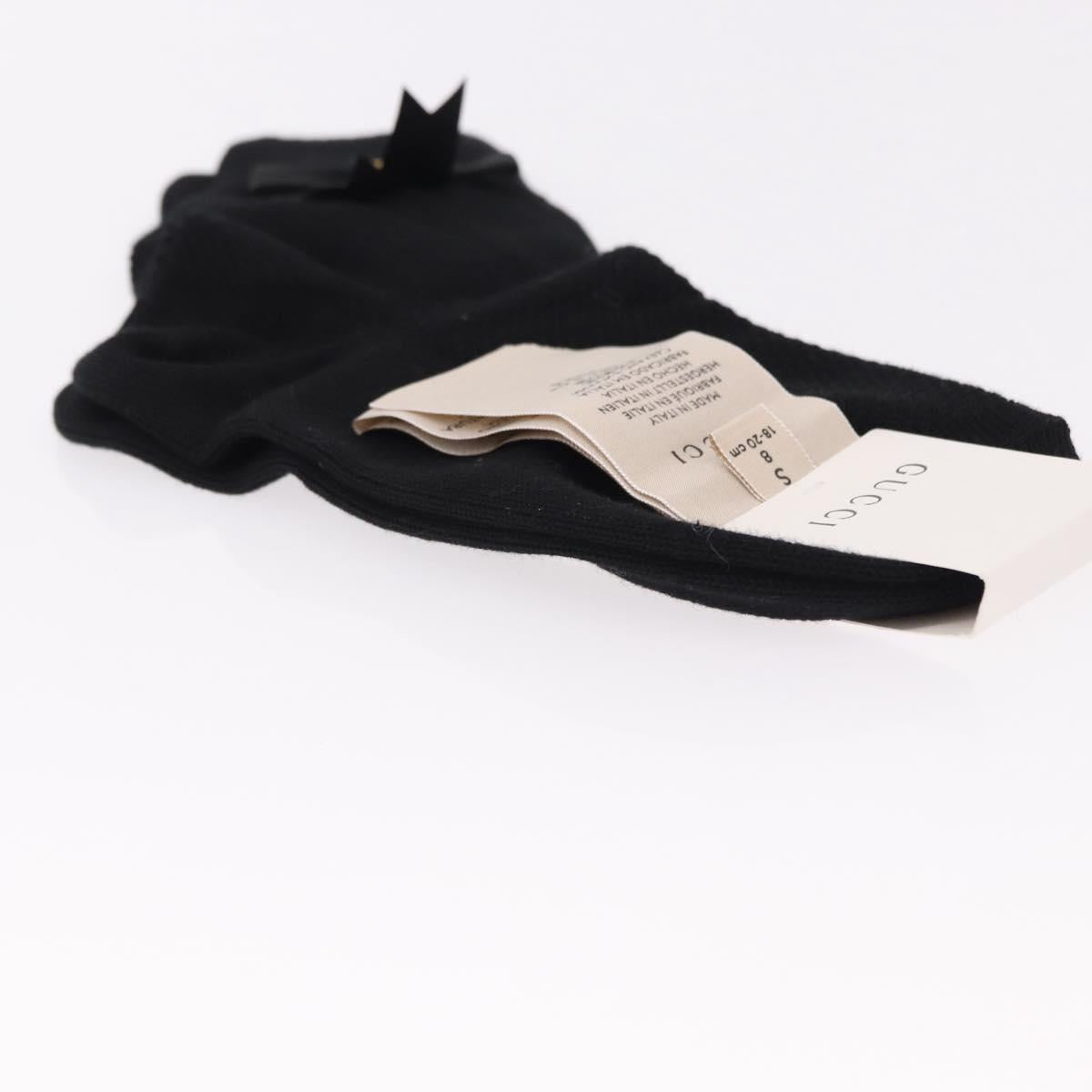 GUCCI Socks Cotton Set of 4 Pairs Beige Brown Navy Auth mr2726