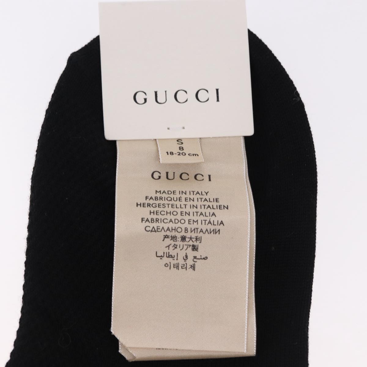 GUCCI Socks Cotton Set of 4 Pairs Beige Brown Navy Auth mr2726
