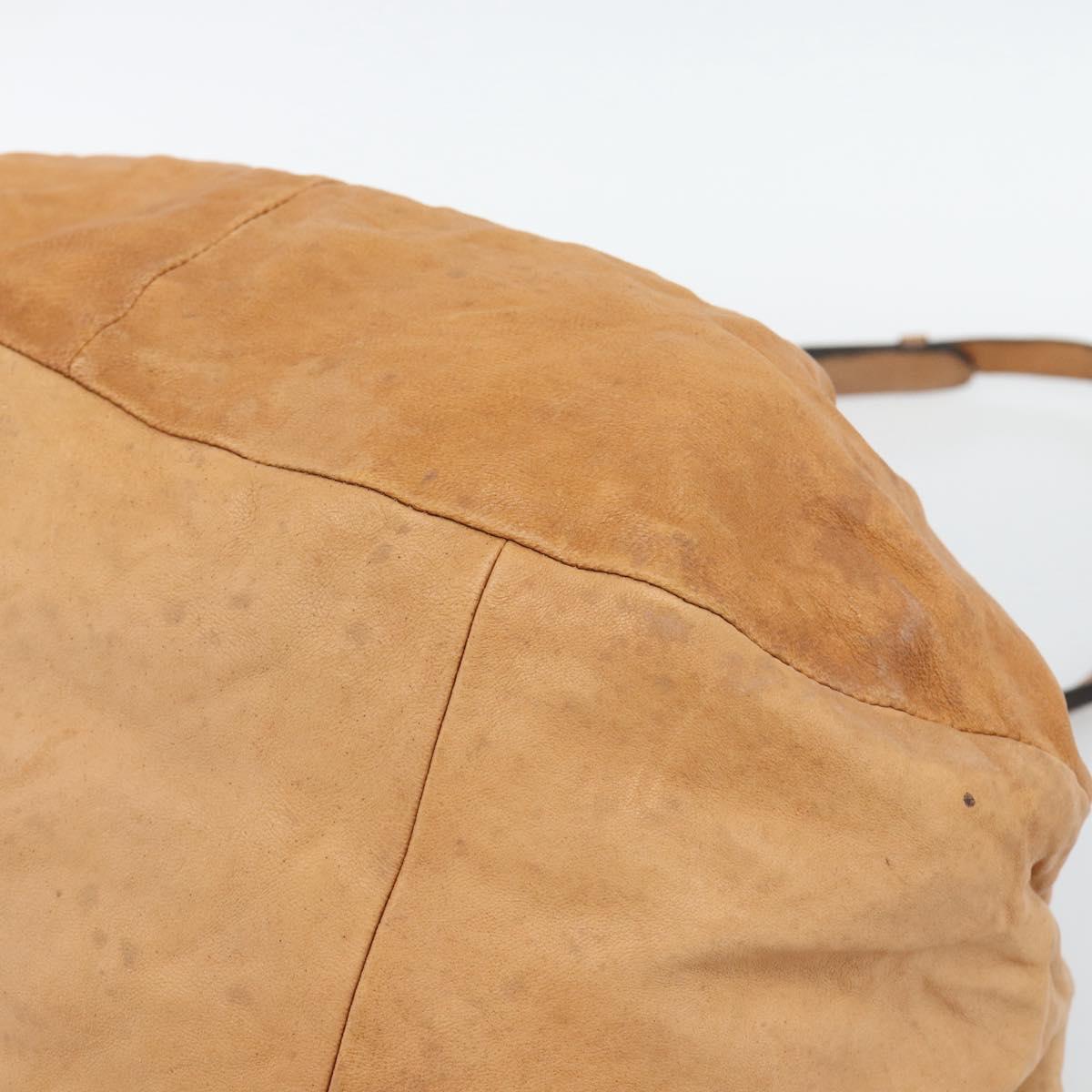 Chloe Etel Shoulder Bag Leather 2way Brown Gold Auth mr2737