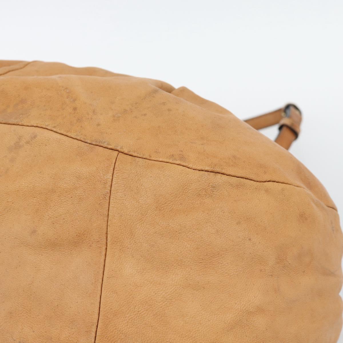 Chloe Etel Shoulder Bag Leather 2way Brown Gold Auth mr2737