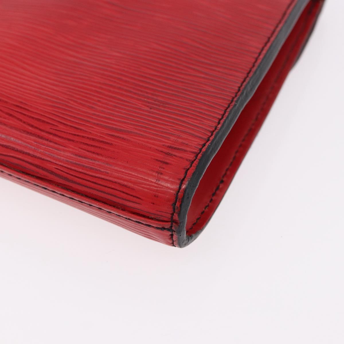 LOUIS VUITTON Epi Art Deco Clutch Bag Red M52637 LV Auth mr2738