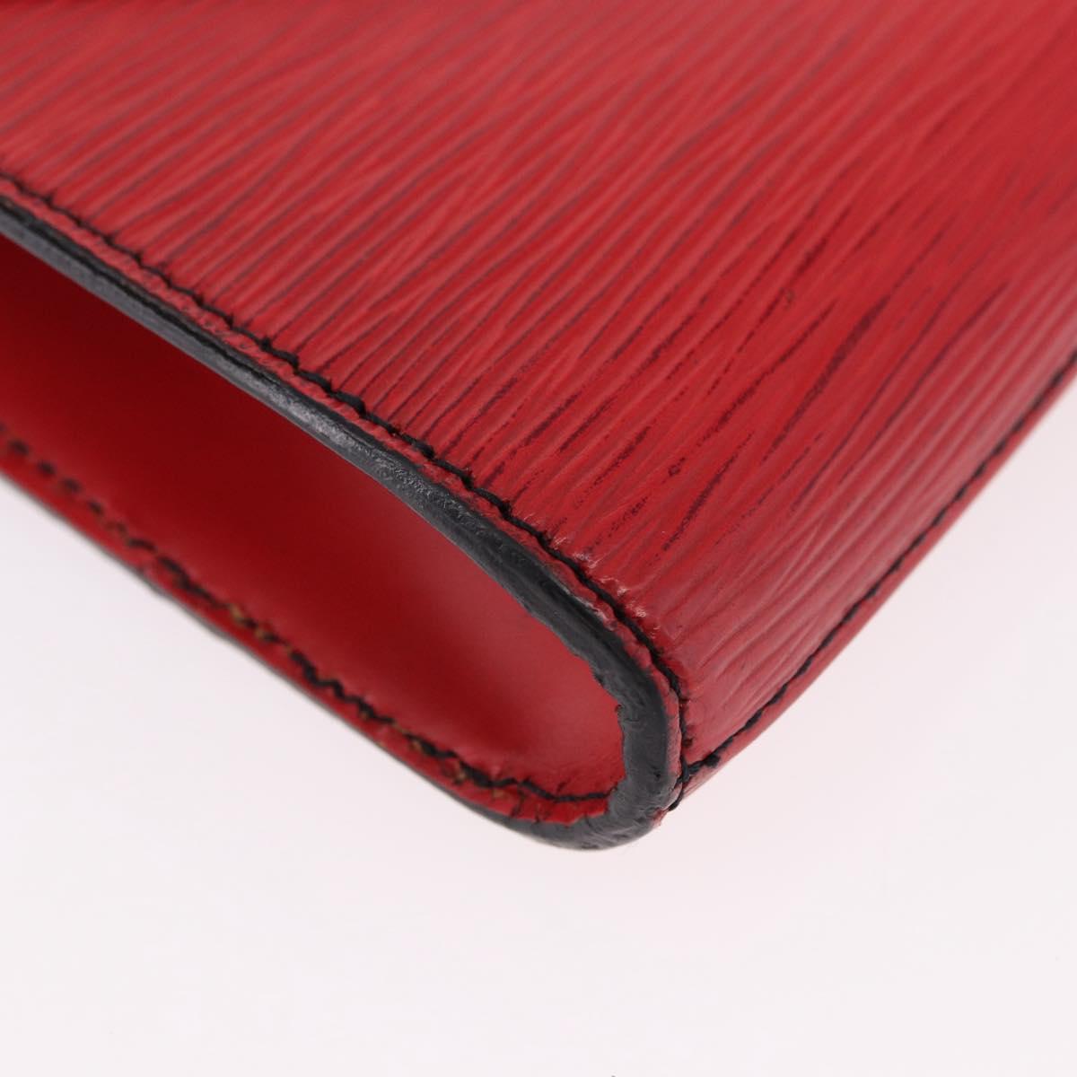 LOUIS VUITTON Epi Art Deco Clutch Bag Red M52637 LV Auth mr2738