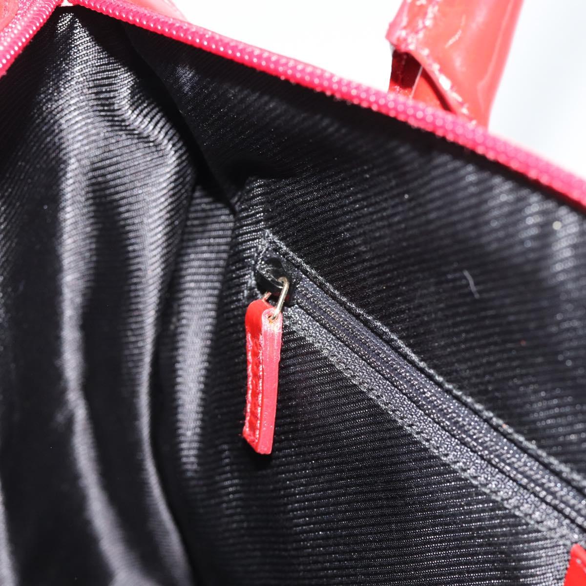 GUCCI GG Canvas Hand Bag Red Gold 000 0855 Auth mr2748