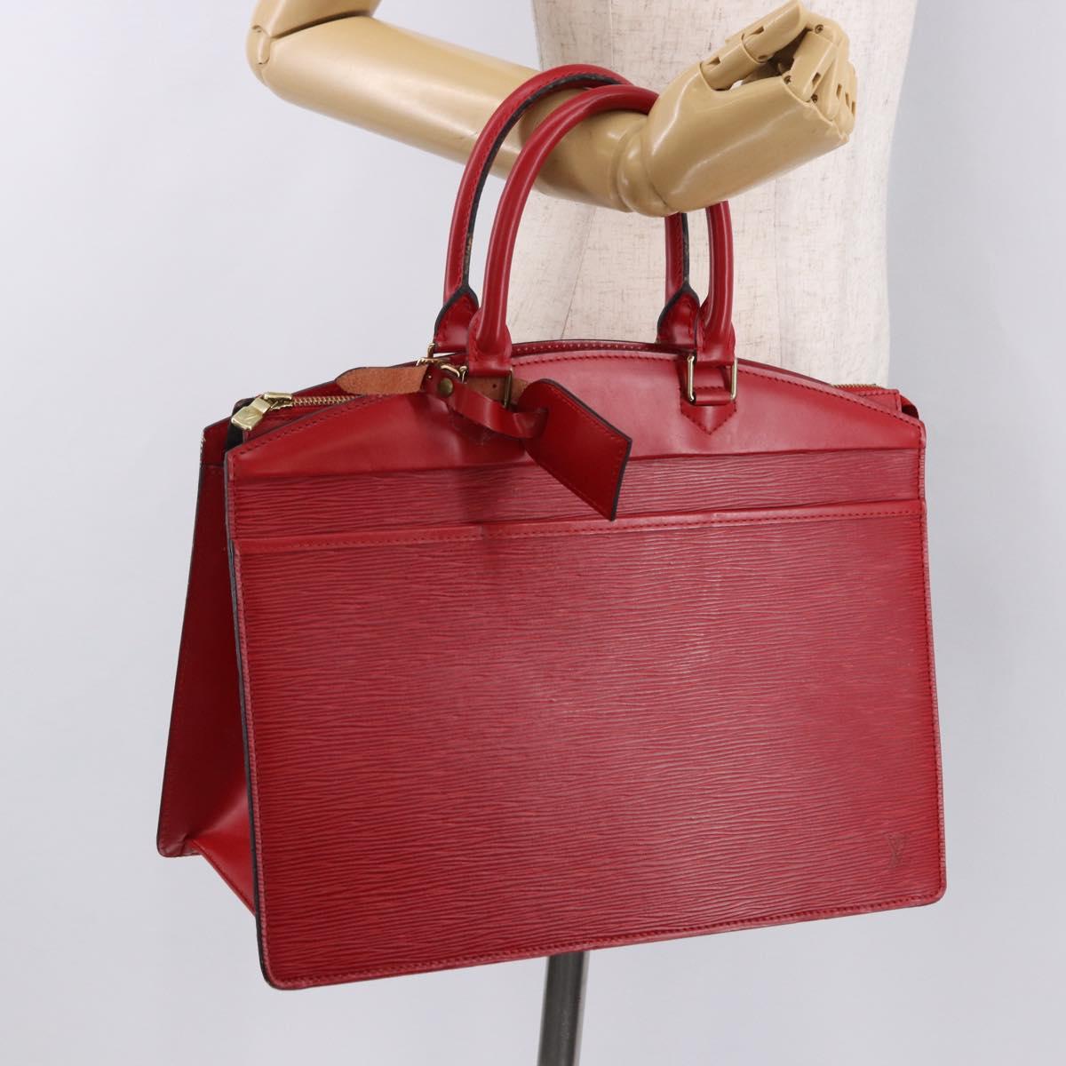 LOUIS VUITTON Epi Riviera Hand Bag Red M48187 LV Auth mr2756